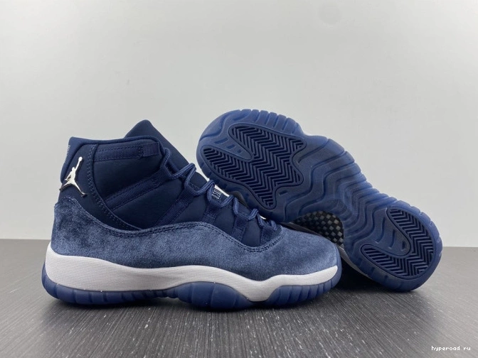 VELVET WMNS MIDNIGHT 11 AR0715-441 AIR JORDAN NAVY 0805